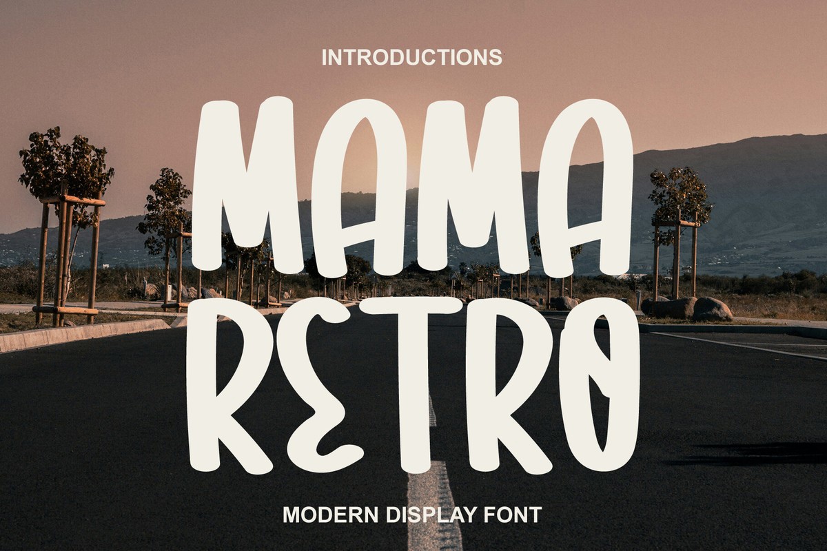 Mama Retro Font preview