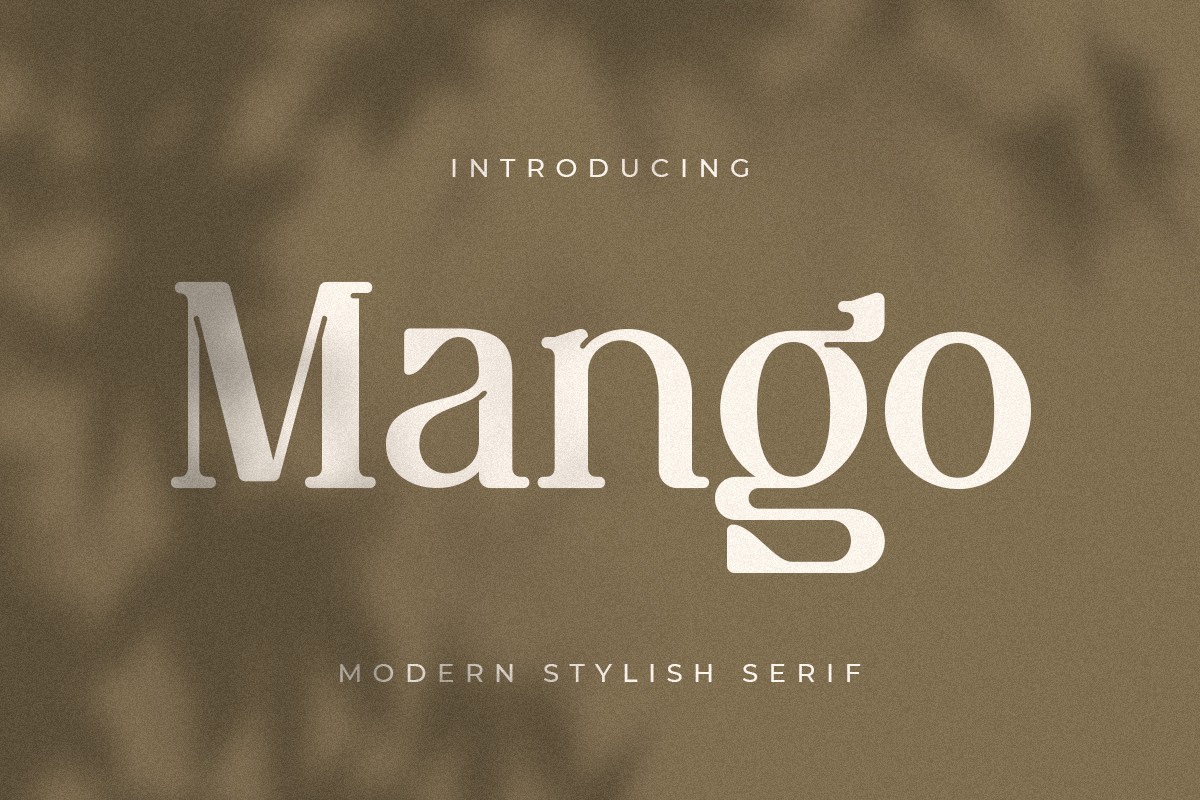 Mango Font preview