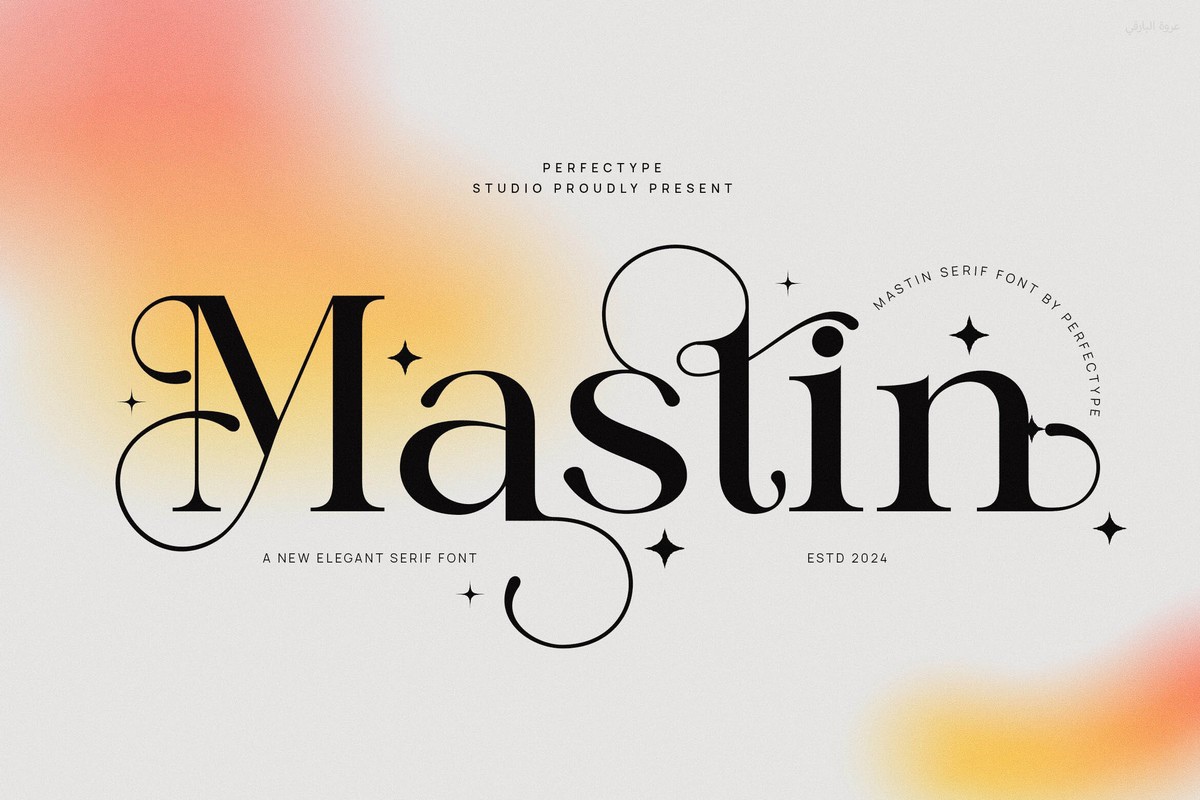 Mastin Font preview