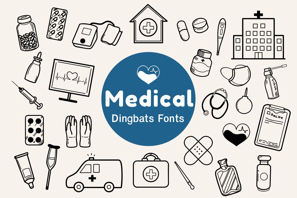 Medical Font preview