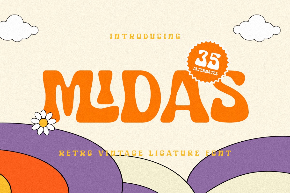 Midas Font preview