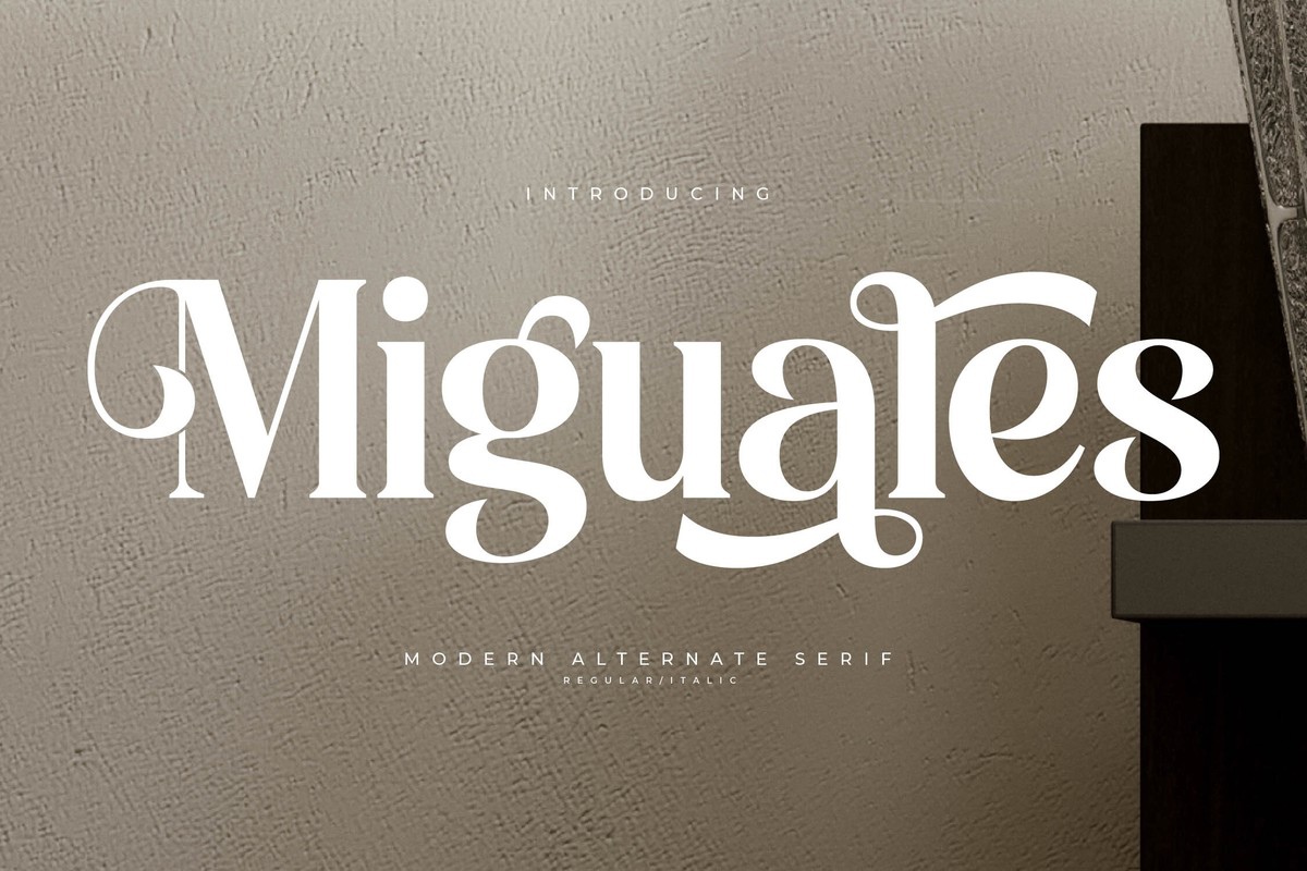 Miguales Font preview