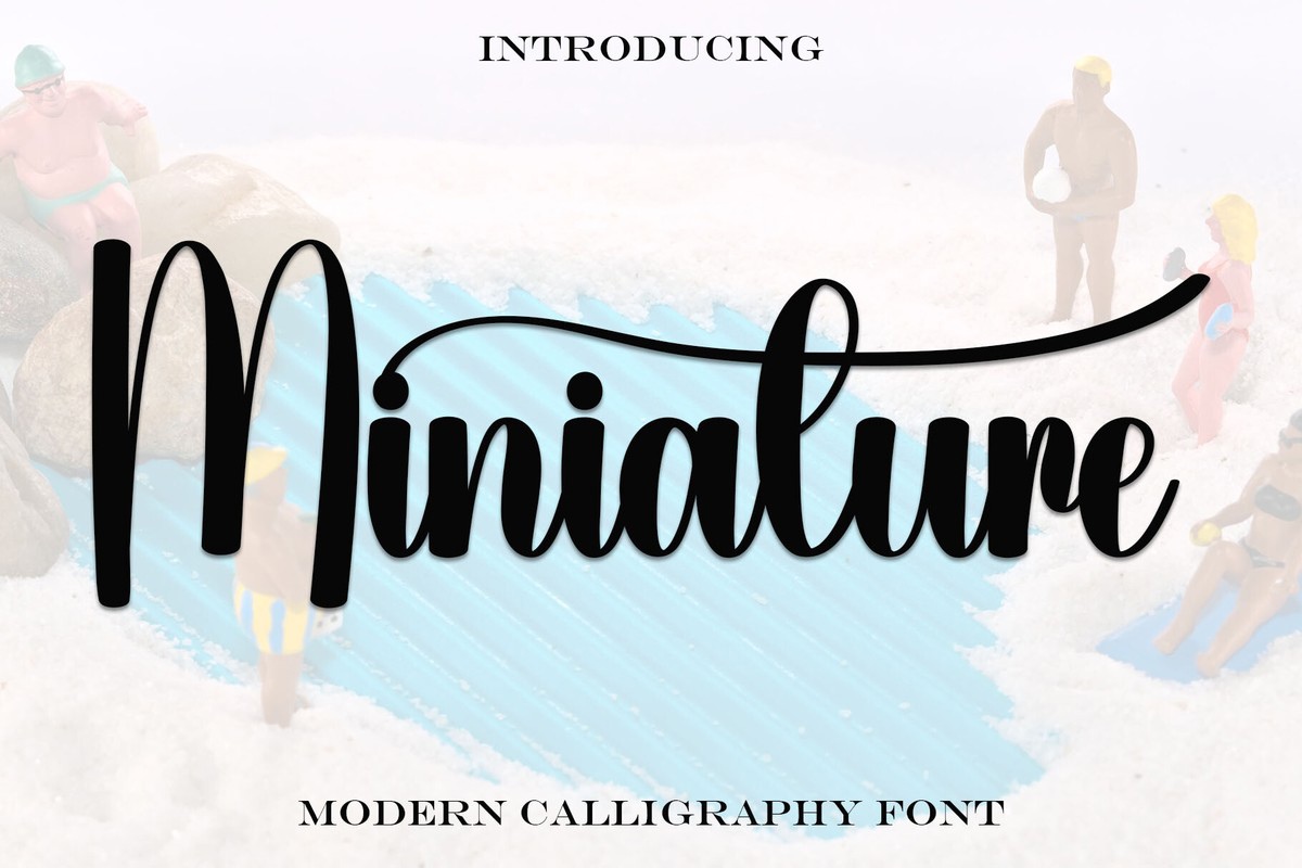 Miniature Font preview