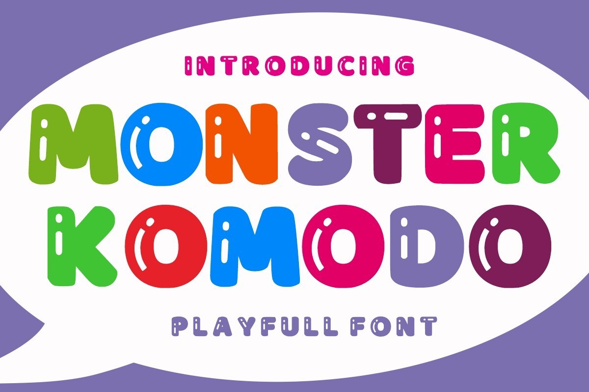 Monster Komodo Font preview