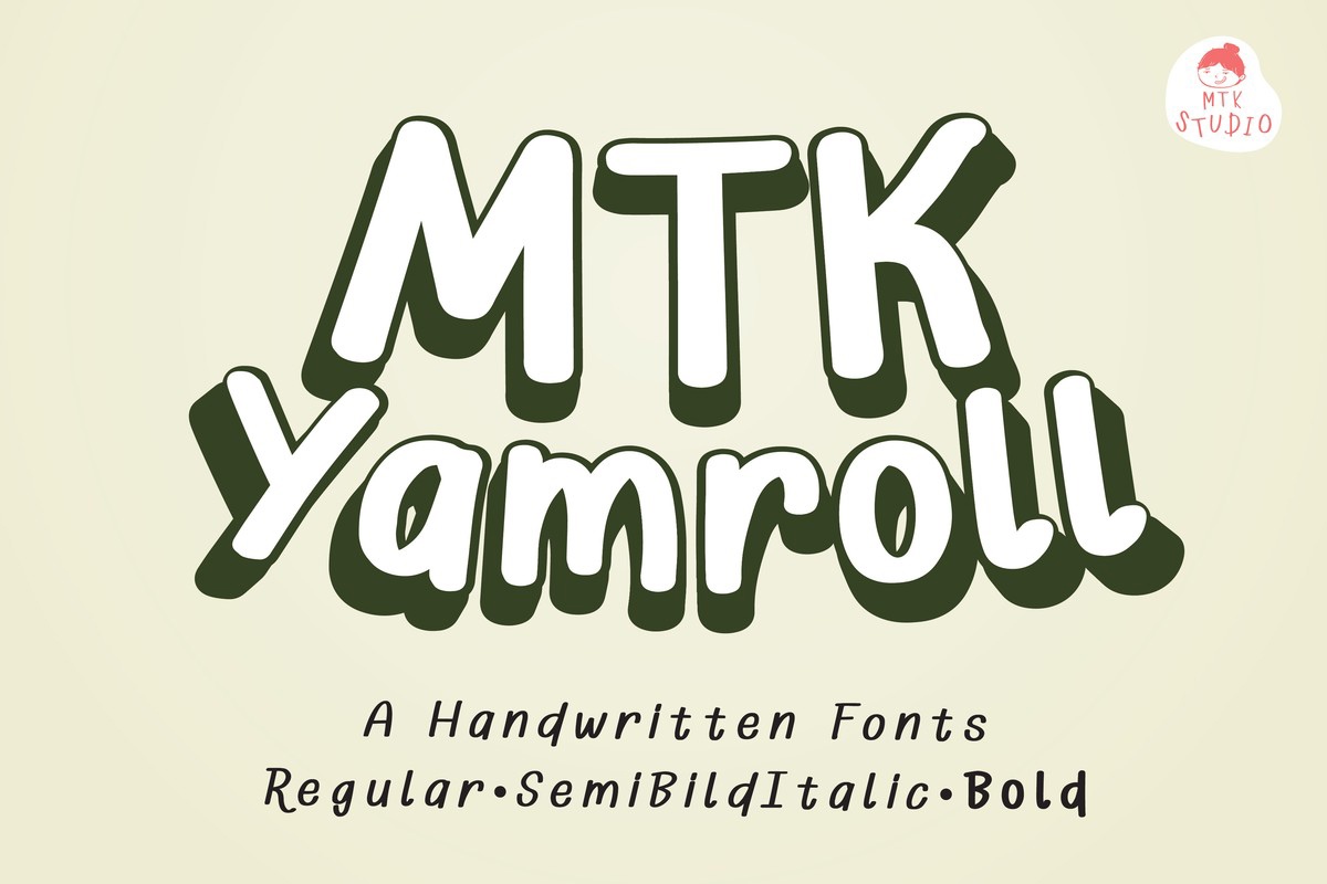 MTK YamRoll Font preview