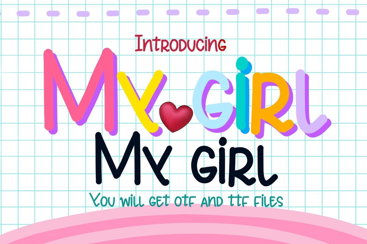 My Girl Font preview