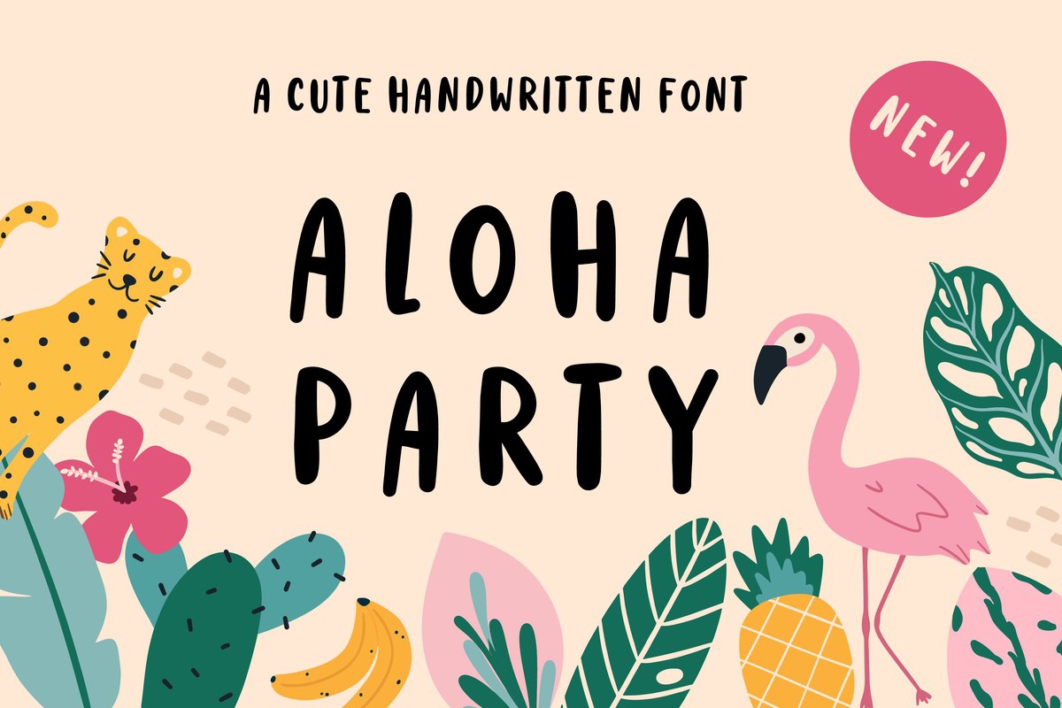 Aloha Party Font preview