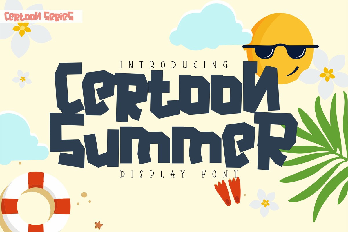 CertooN SummeR Font preview