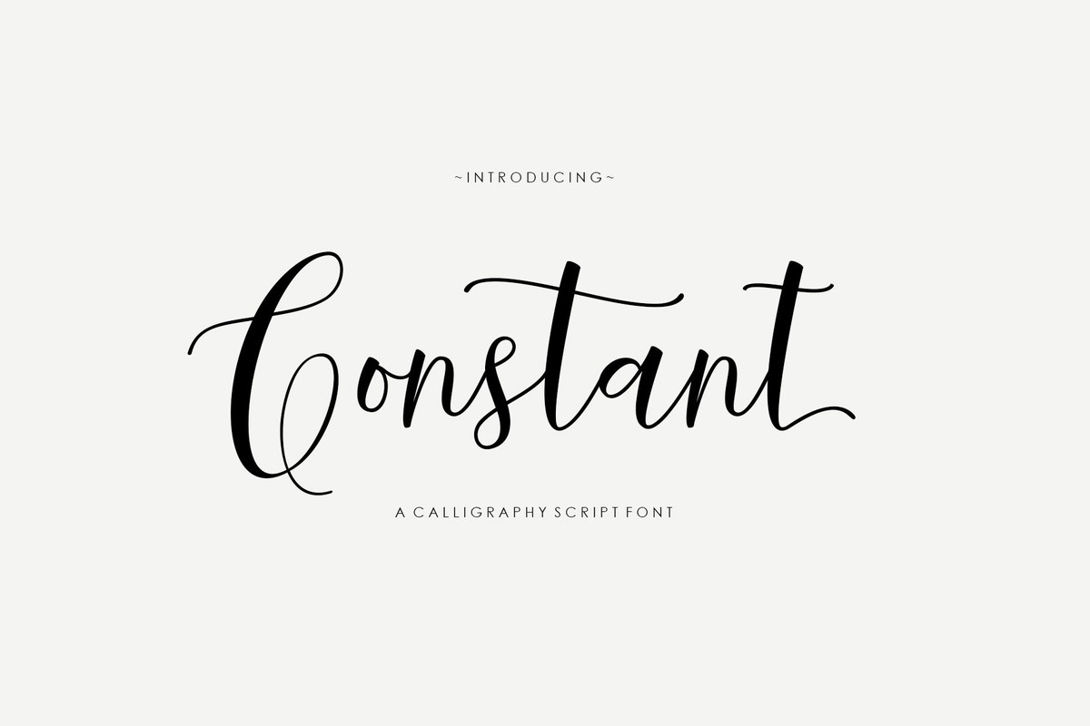 Constant Font preview