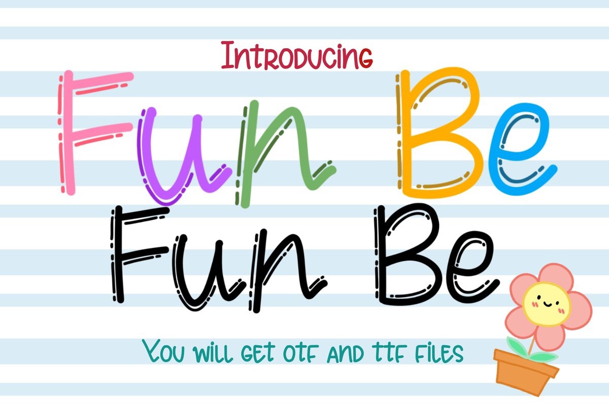 Fun Be Font preview