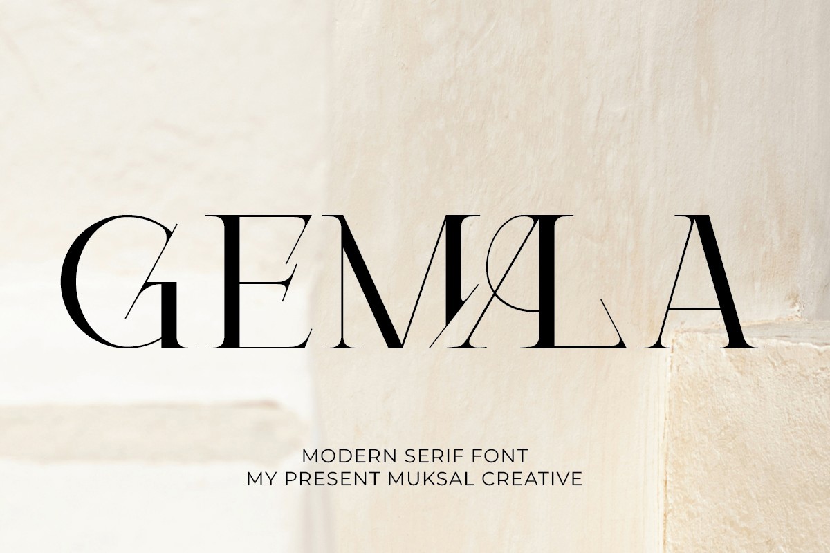 Gemala Font preview