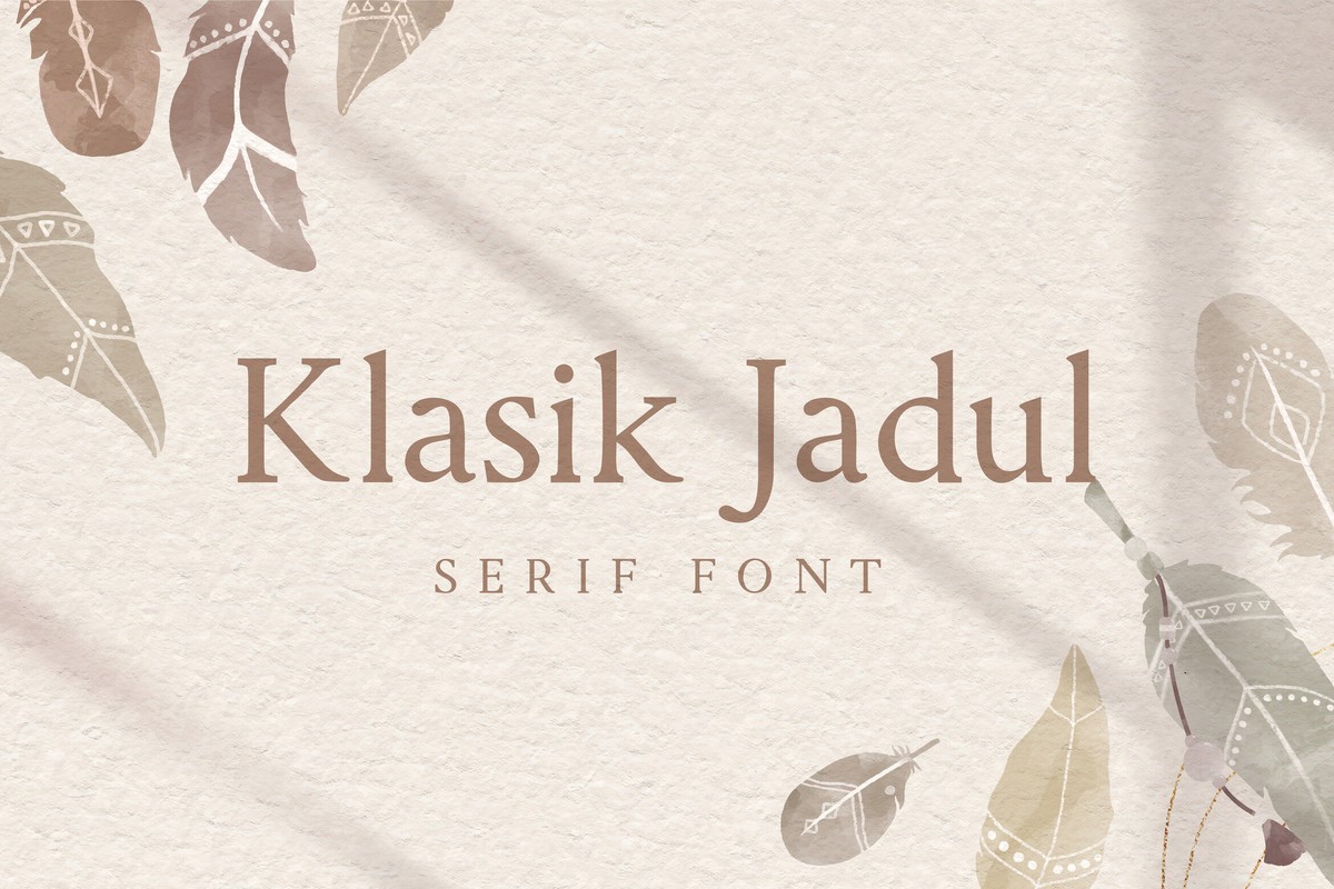 Klasik Jadul Font preview