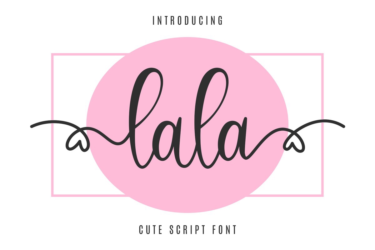 Lala Font preview