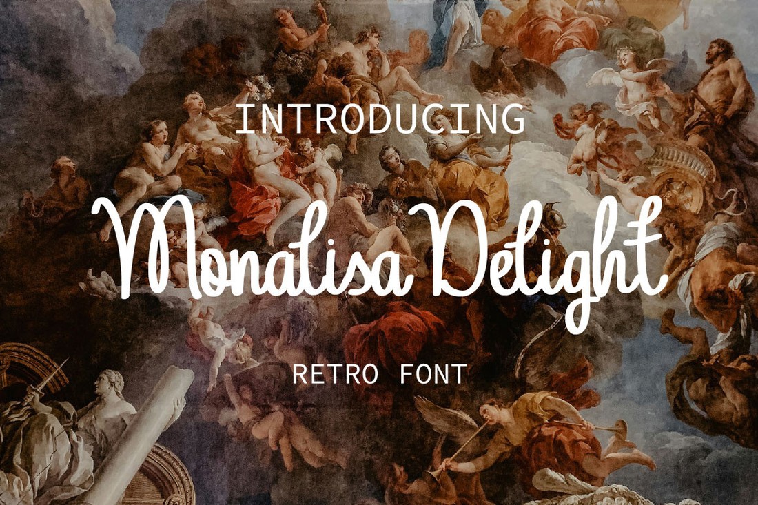 Monalisa Delight Font preview