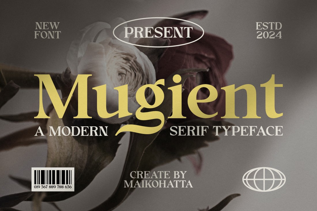 Mugient Font preview