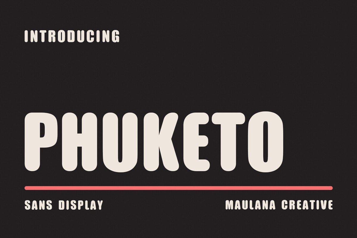 Phuketo Font preview