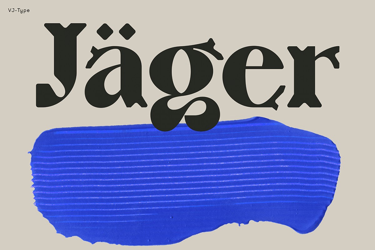 VJ Jager Font preview