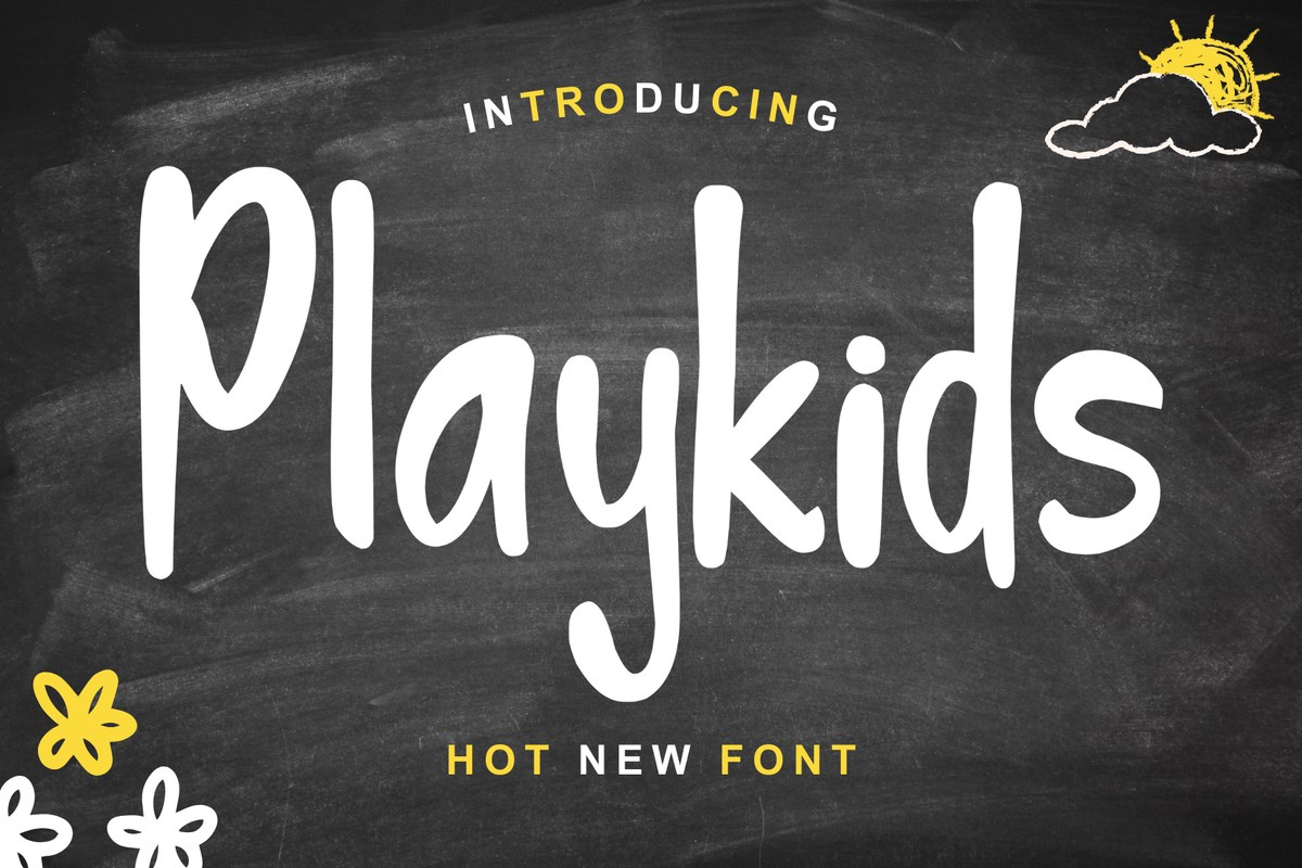 Playkids Font preview