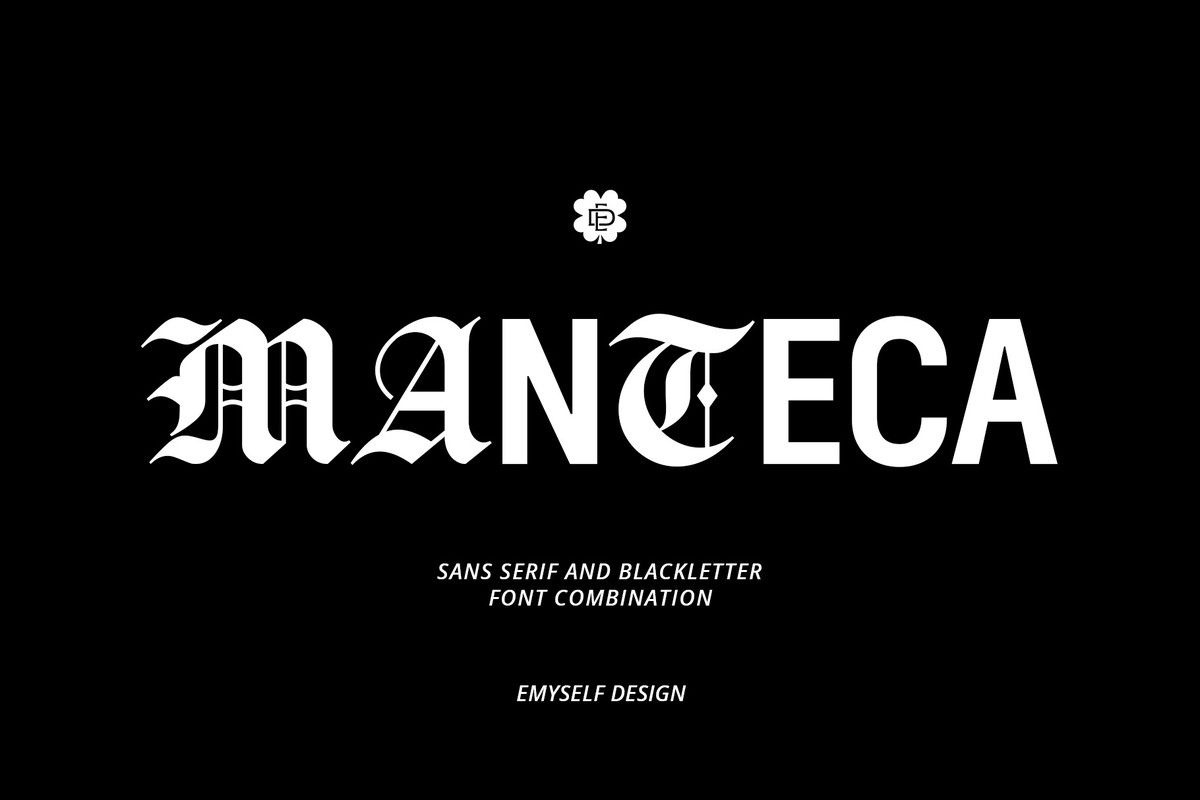 ED Manteca Font preview