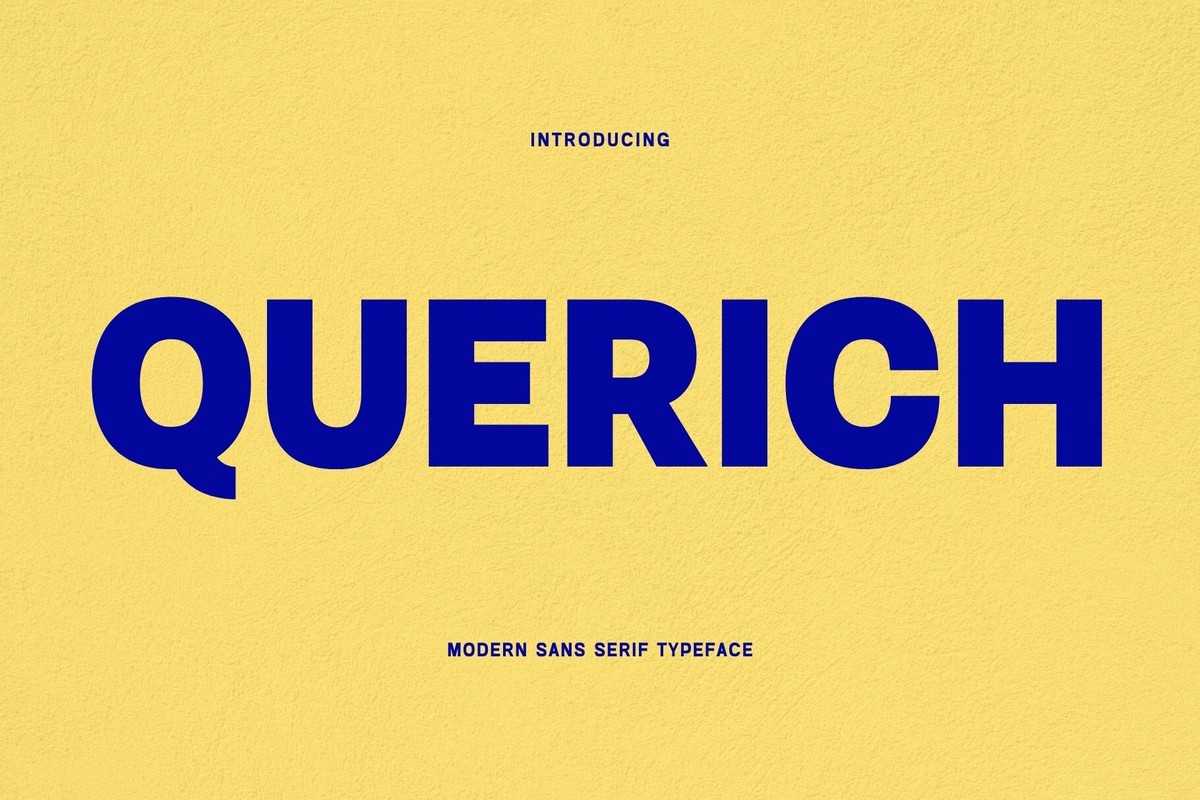 Querich Regular Font preview