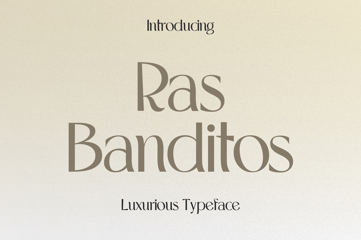 Ras Banditos Font preview