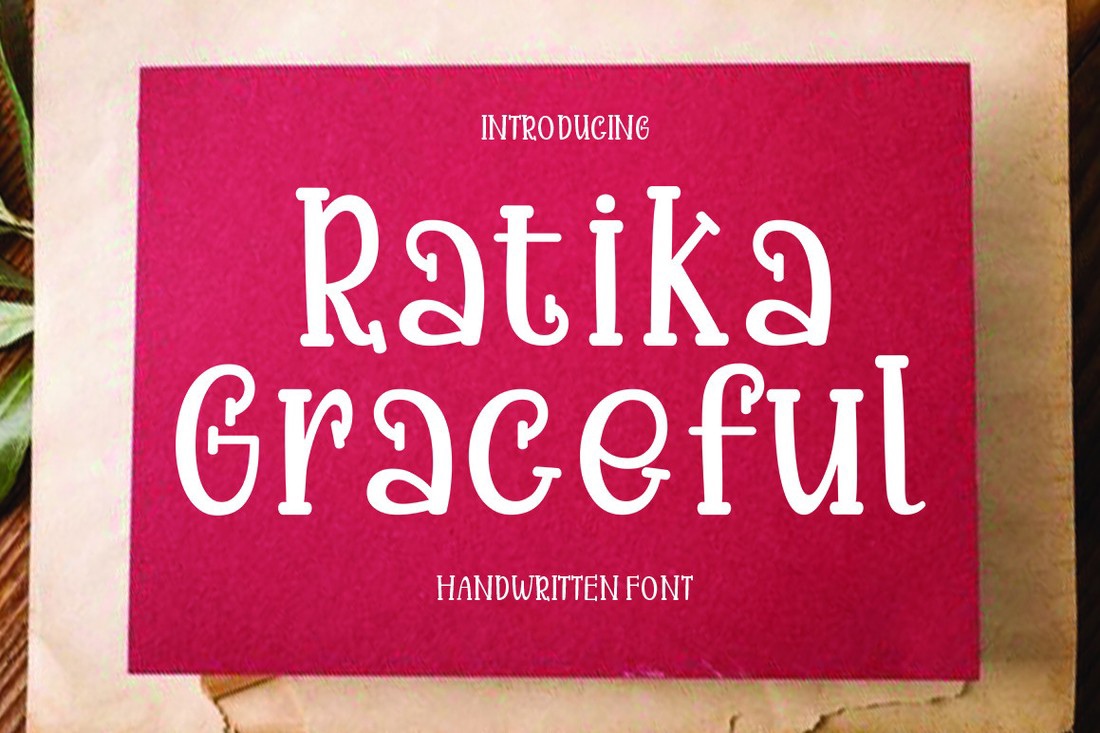 Ratika Graceful Font preview