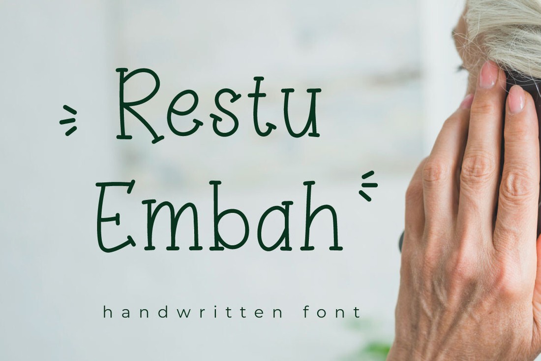 Restu Embah Font preview