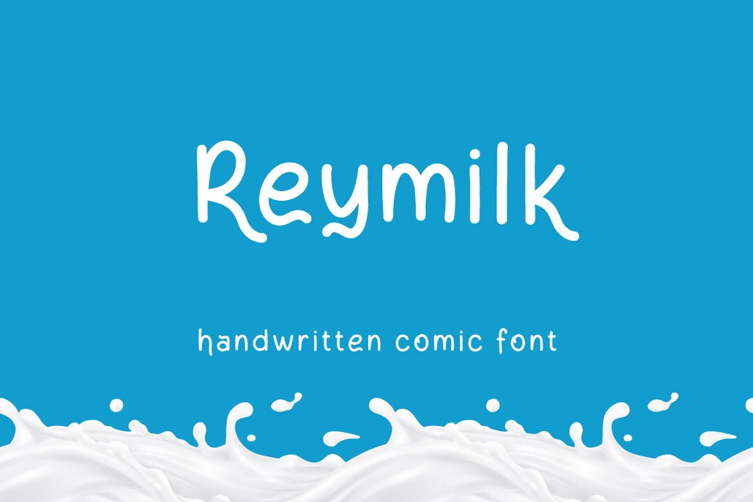 Reymilk Font preview