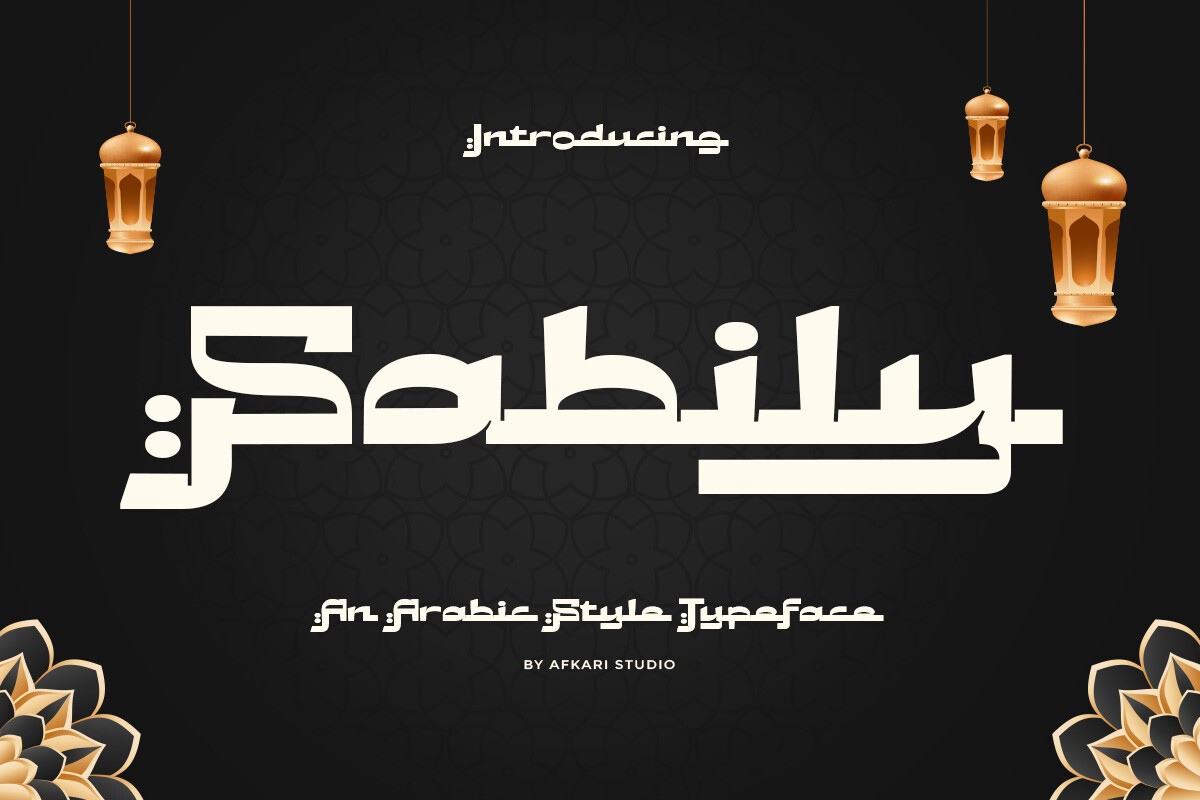 Sabily Regular Font preview