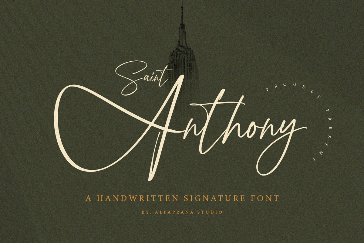 Saint Anthony Font preview