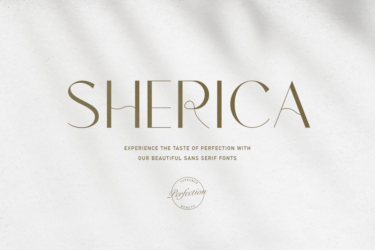 Sherica Regular Font preview