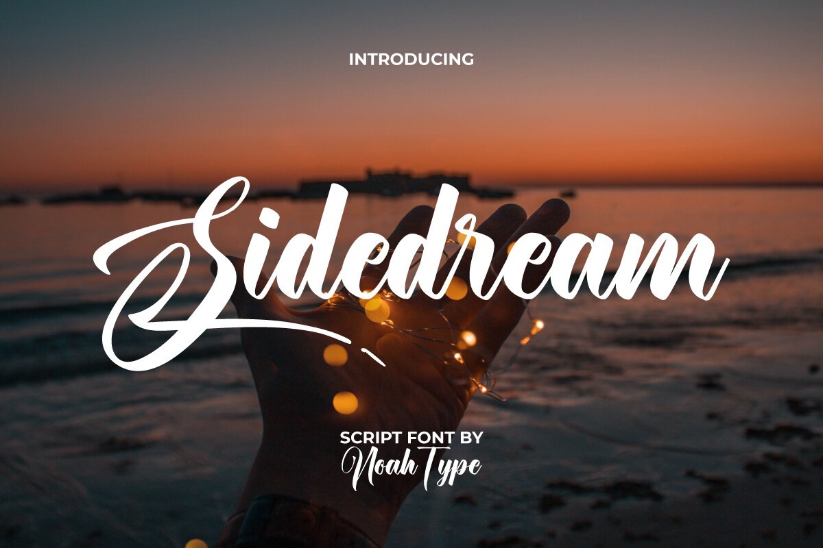 Sidedream Font preview