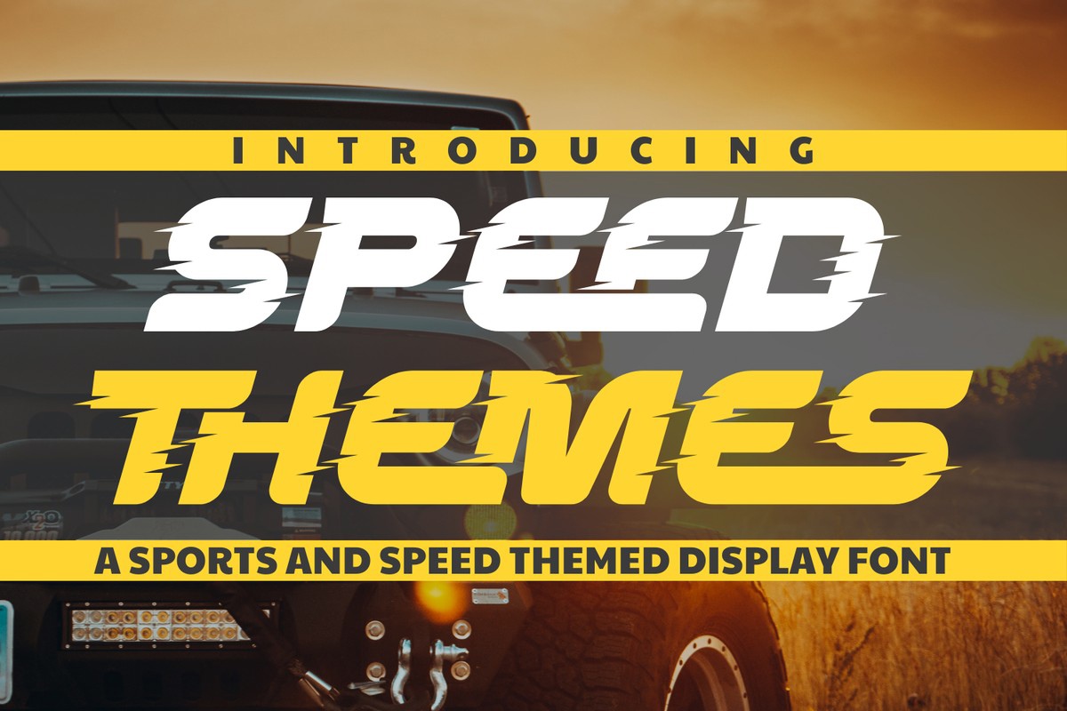 Speed Themes Font preview