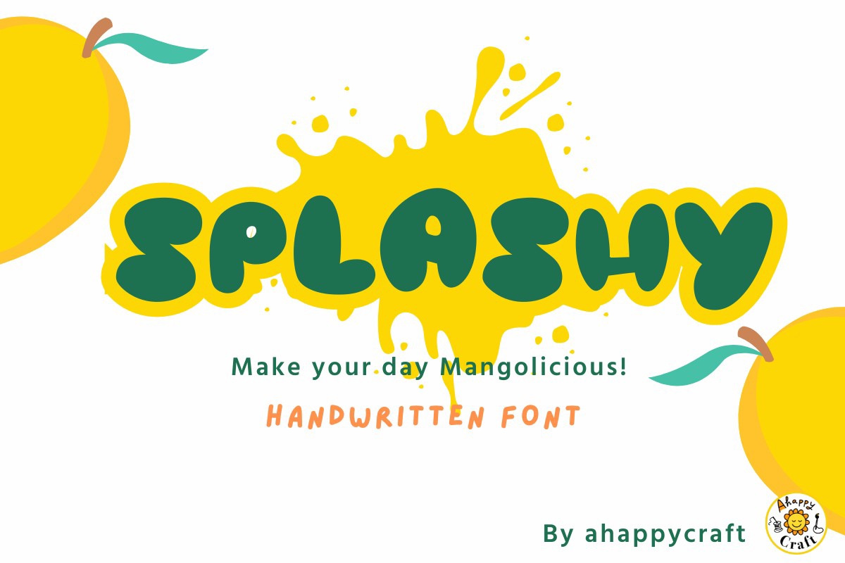 Splashy Font preview