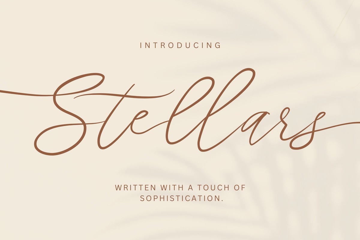 Stellars Regular Font preview