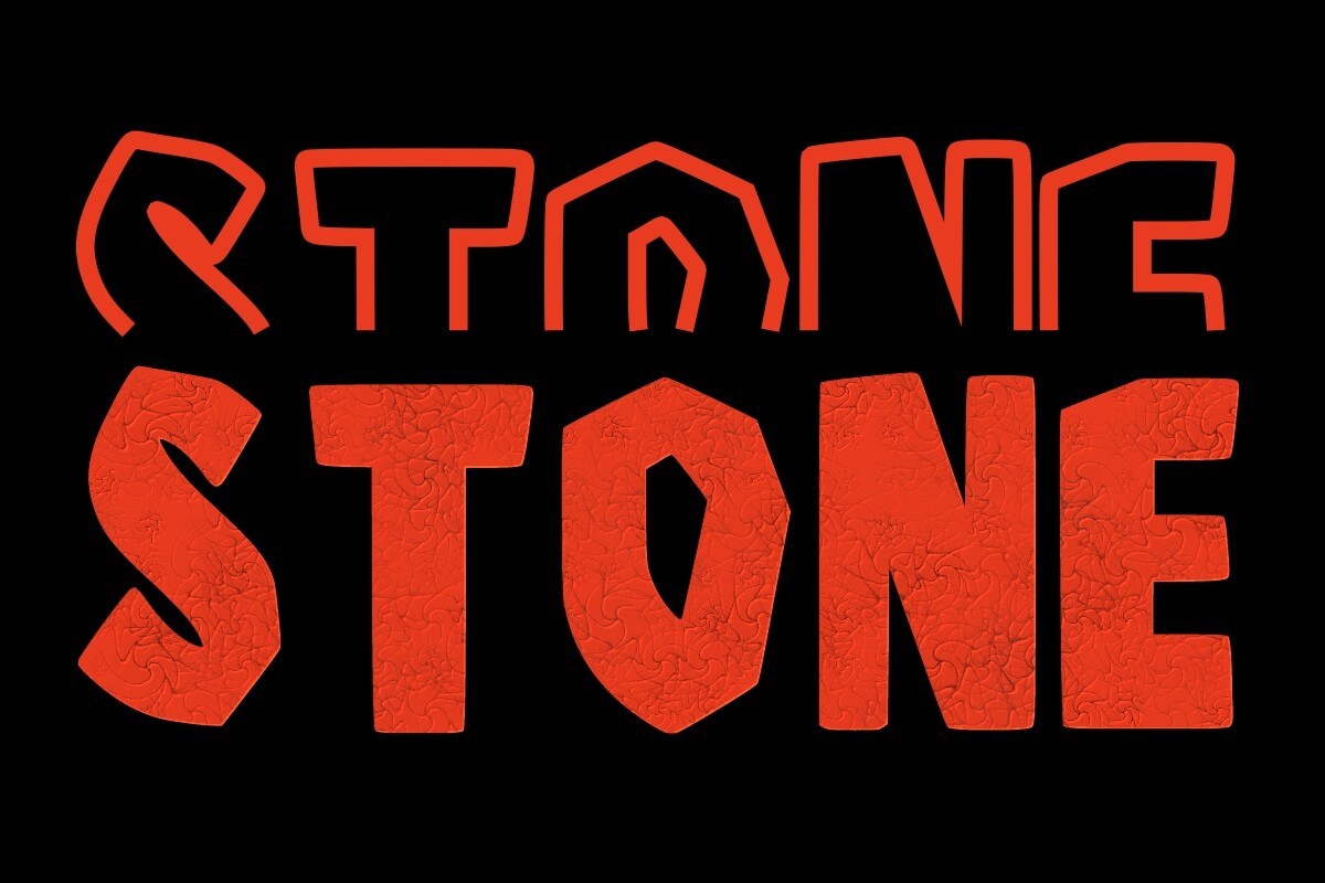 Stone Font preview