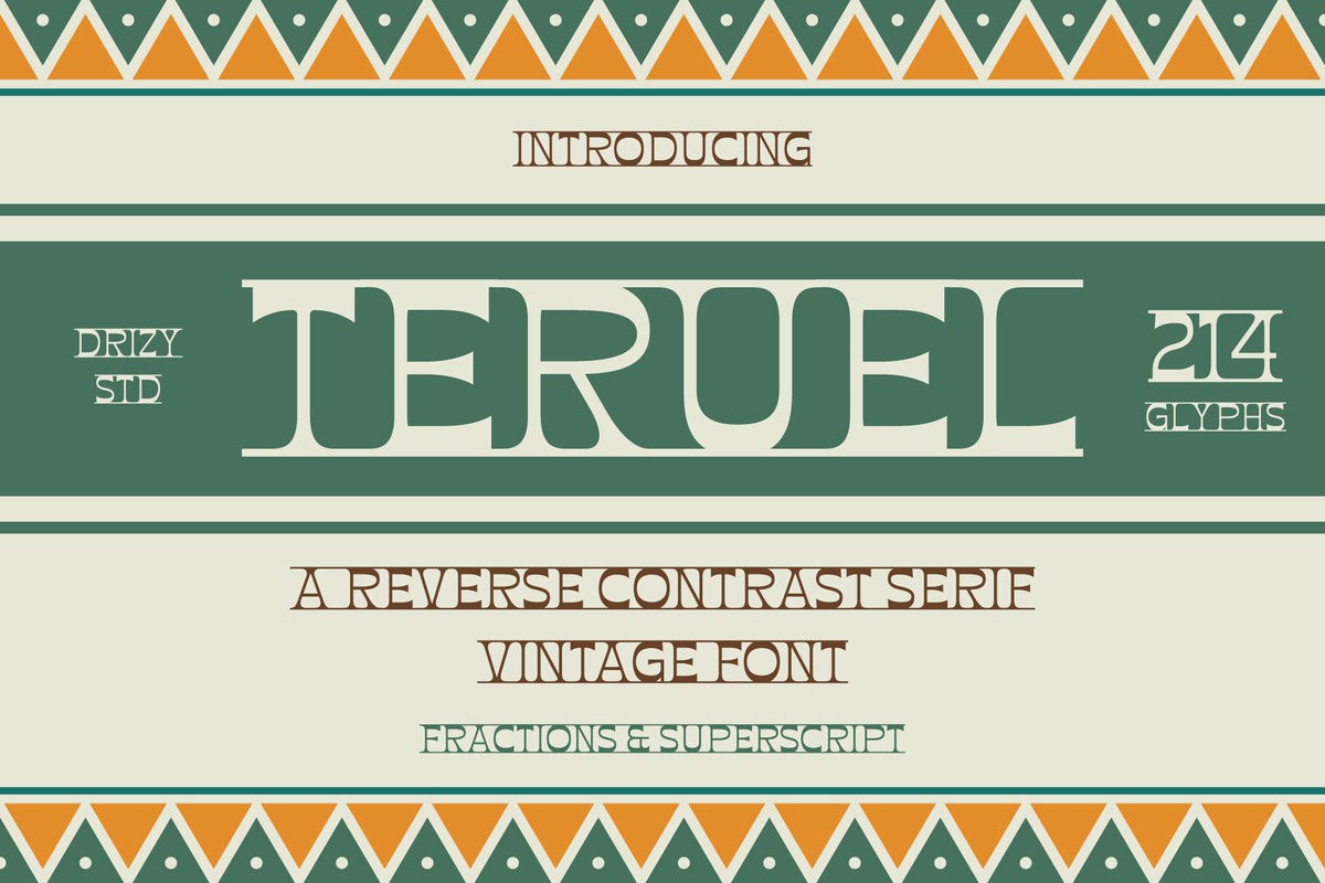 Teruel Font preview