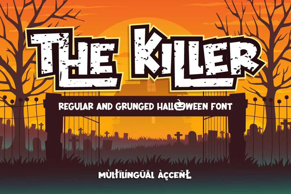 The Killer Grunge Font preview