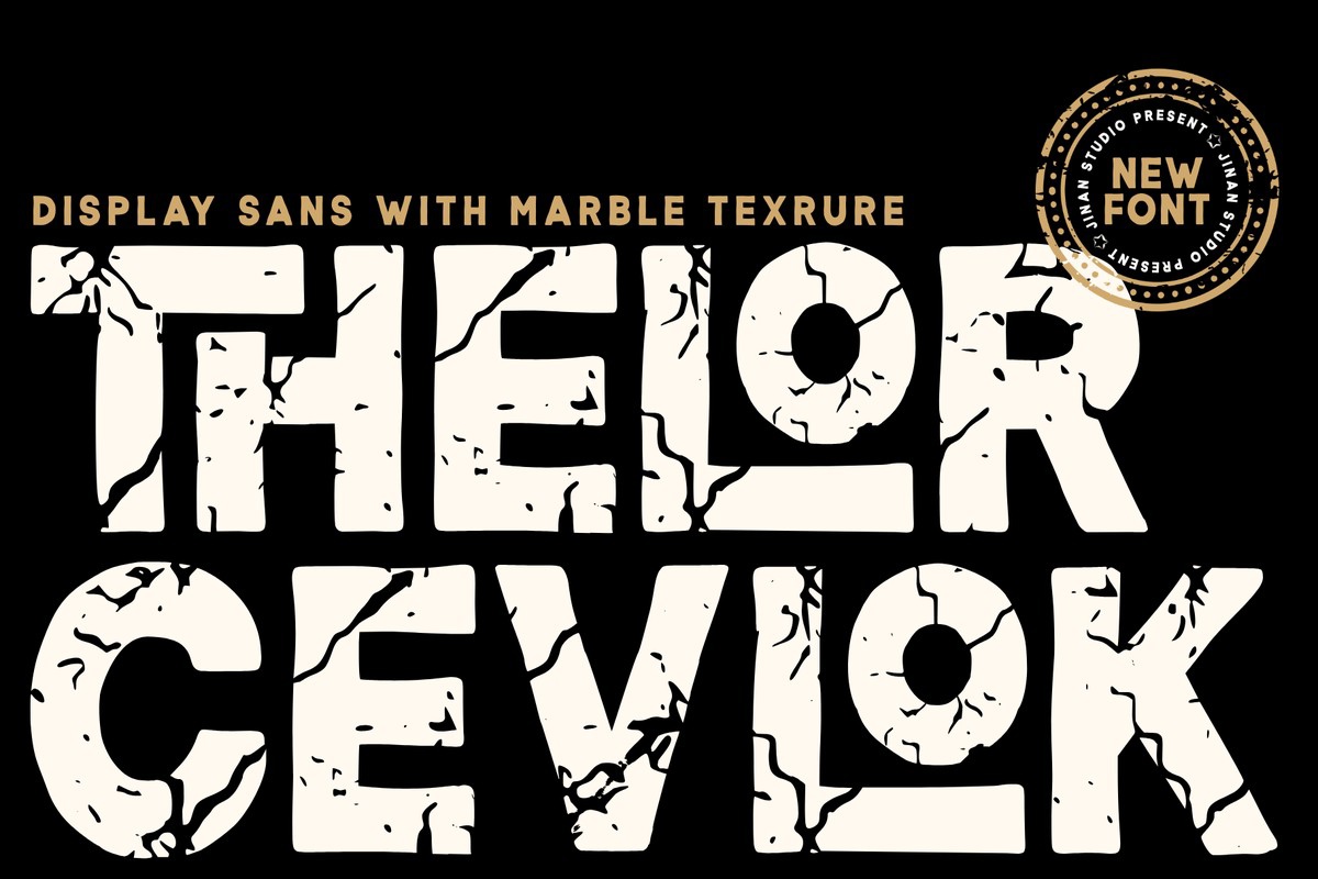 Thelor Cevlok Font preview