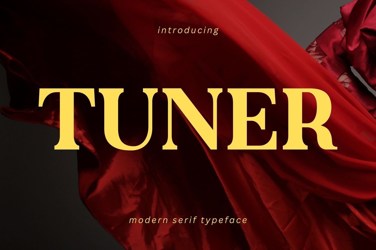 Tuner Font preview