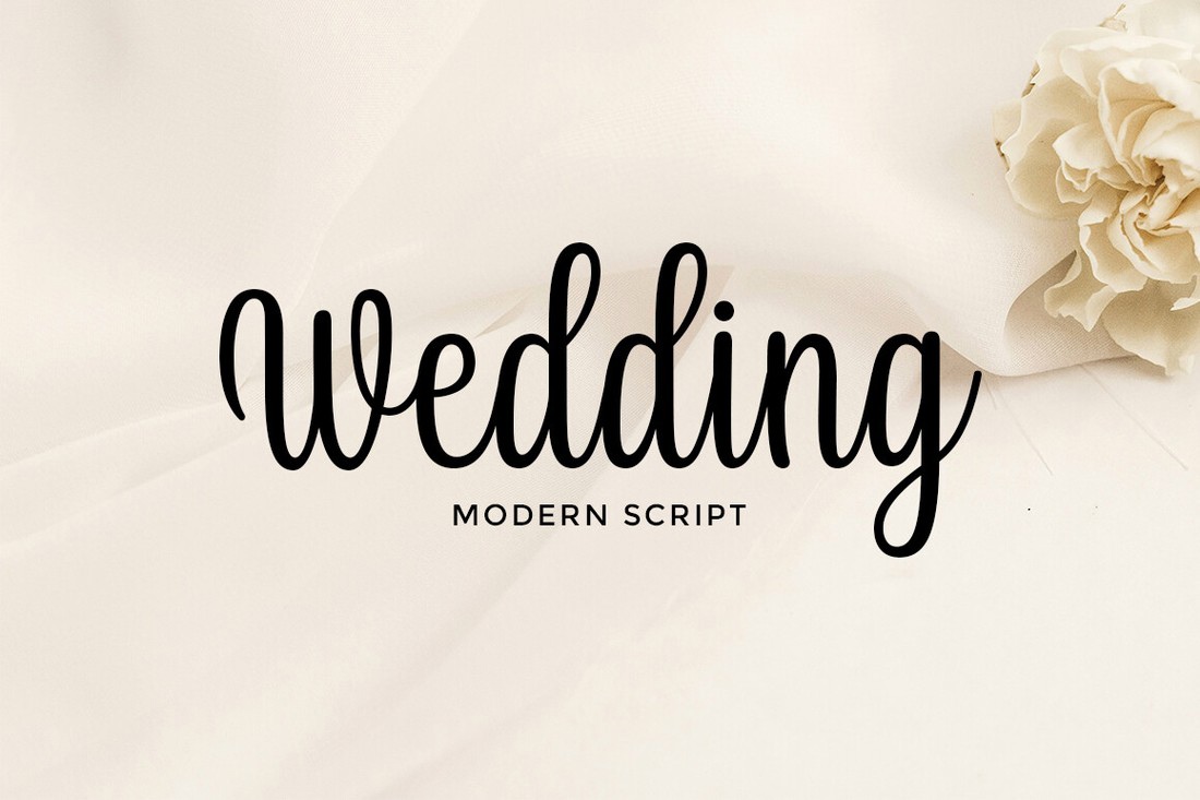 Wedding Script Font preview