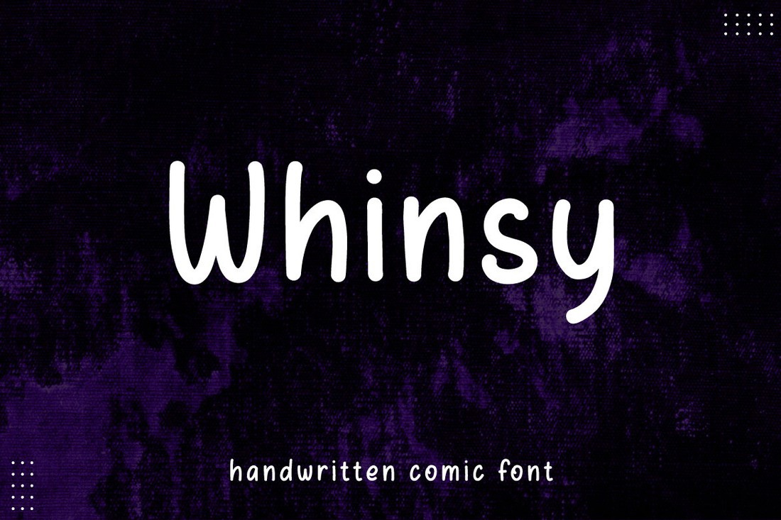 Whinsy Font preview