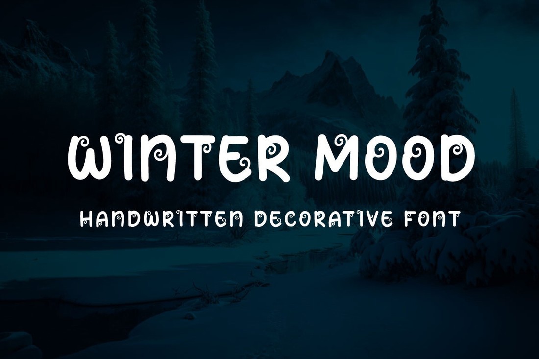 Winter Mood Font preview