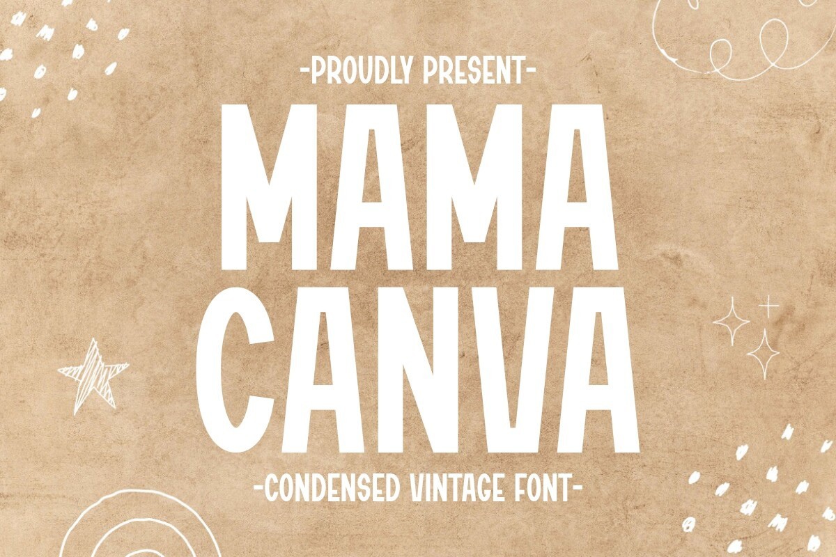 Mama Canva Regular Font preview