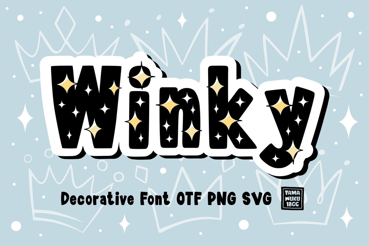 Winky Font preview