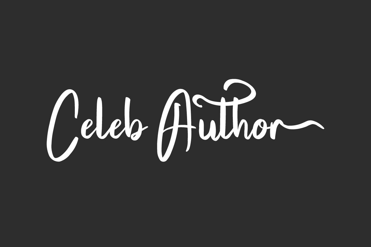 Celeb Author Font preview