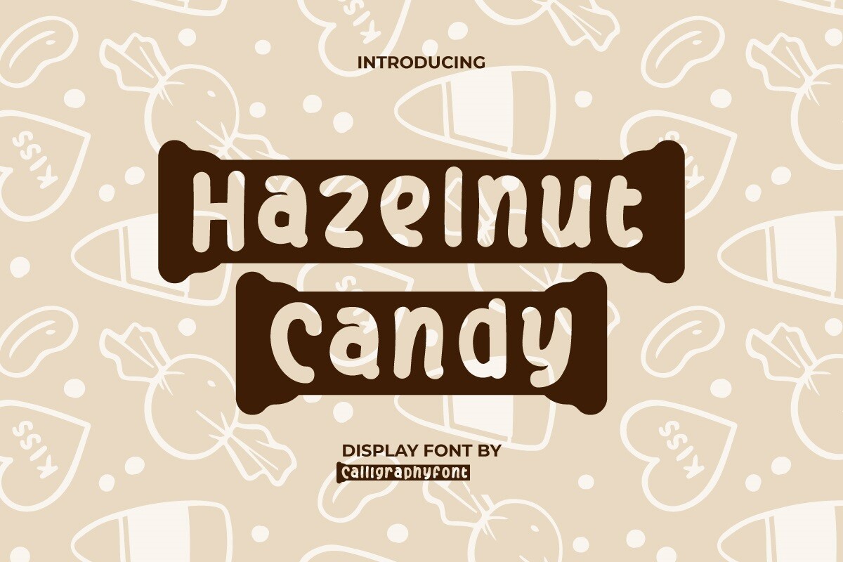 Hazelnut Candy Font preview