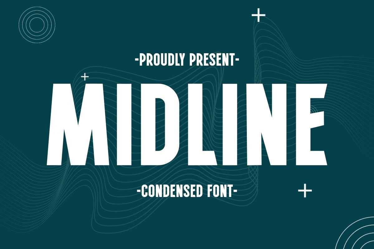 Midline Font preview