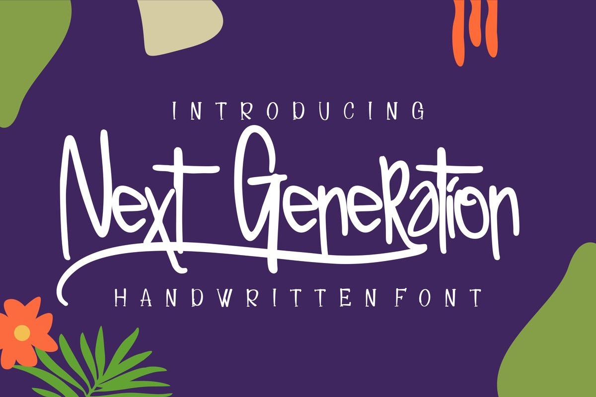 Next Generation Font preview