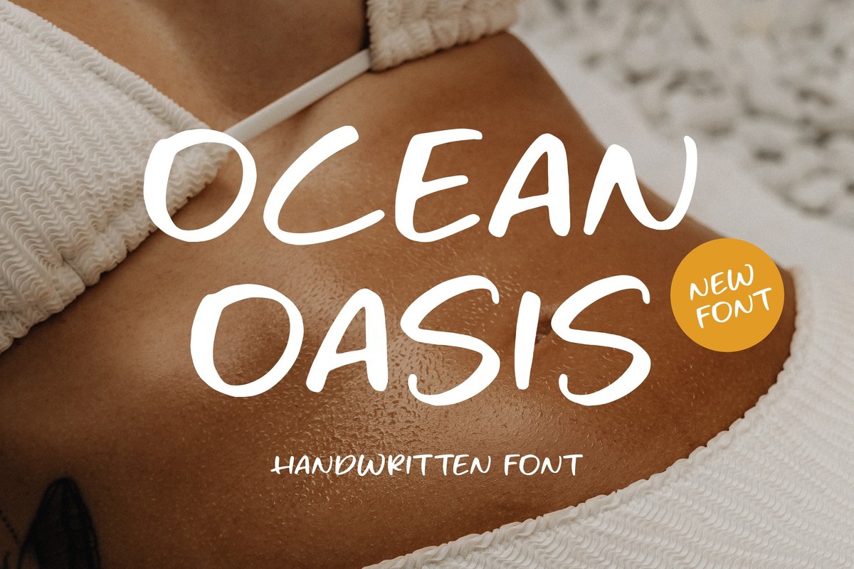 Ocean Oasis Font preview